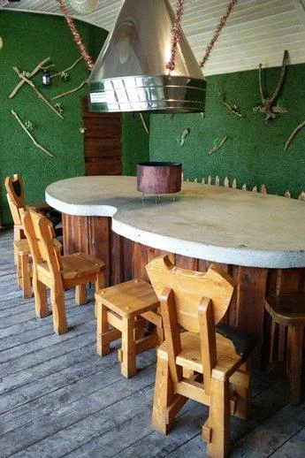 Беседка Хоббита в городском парке отдыха «Порт Кама» в аренду