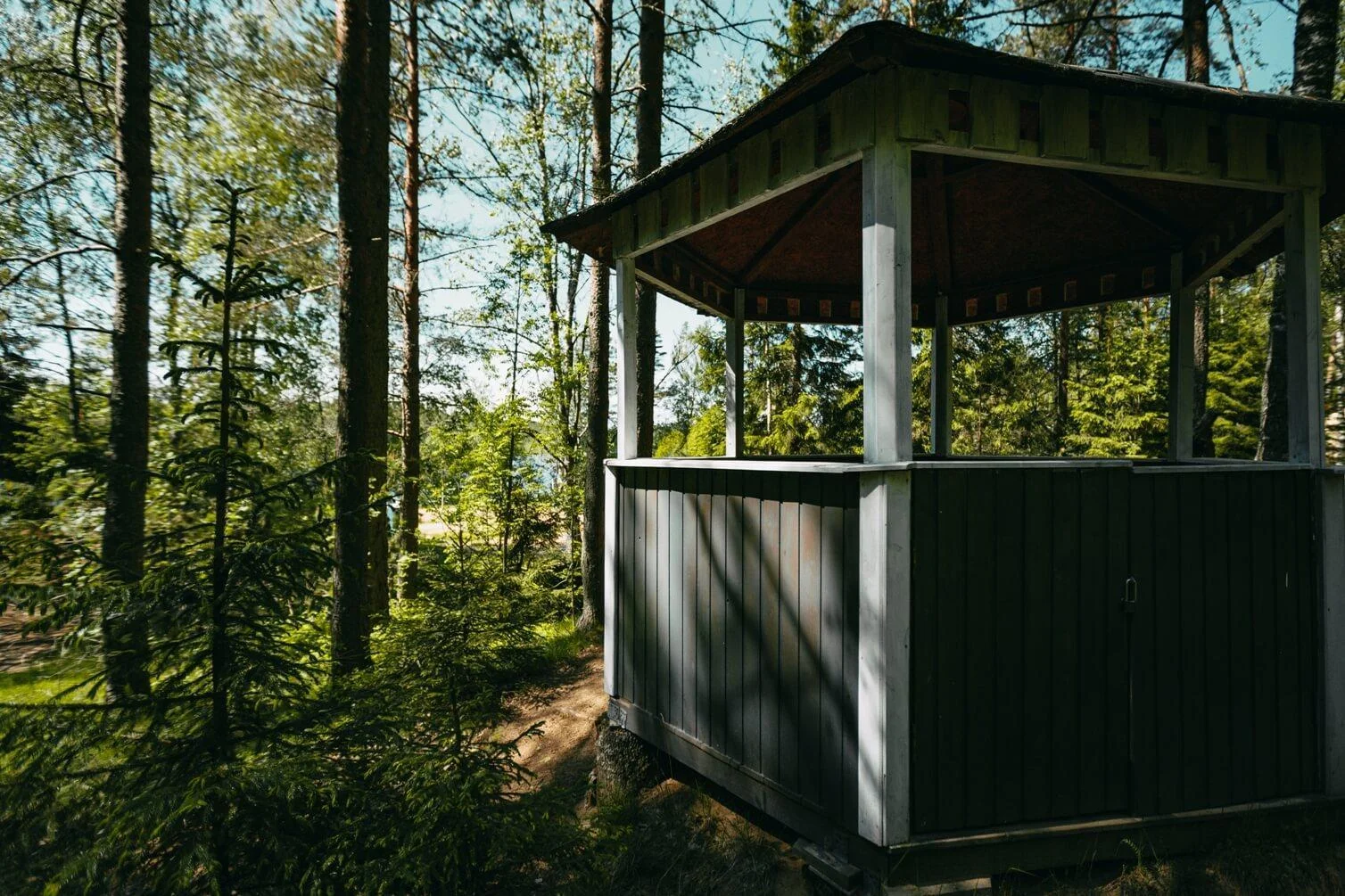 Снять беседку на 8 человек в лесной зоне возле озера