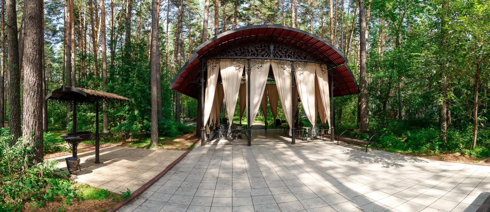 Большая беседка для Свадьбы на 60 человек — Пансионат Былина (Бердск)