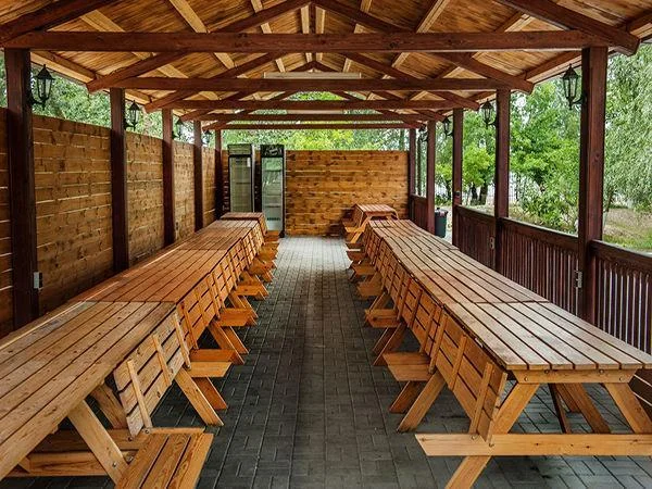 Центр “Малинка” предлагает беседки на левом берегу Дона