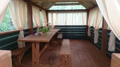 Избушки — летние беседки с мангалами на 18 человек оз.Шарташ