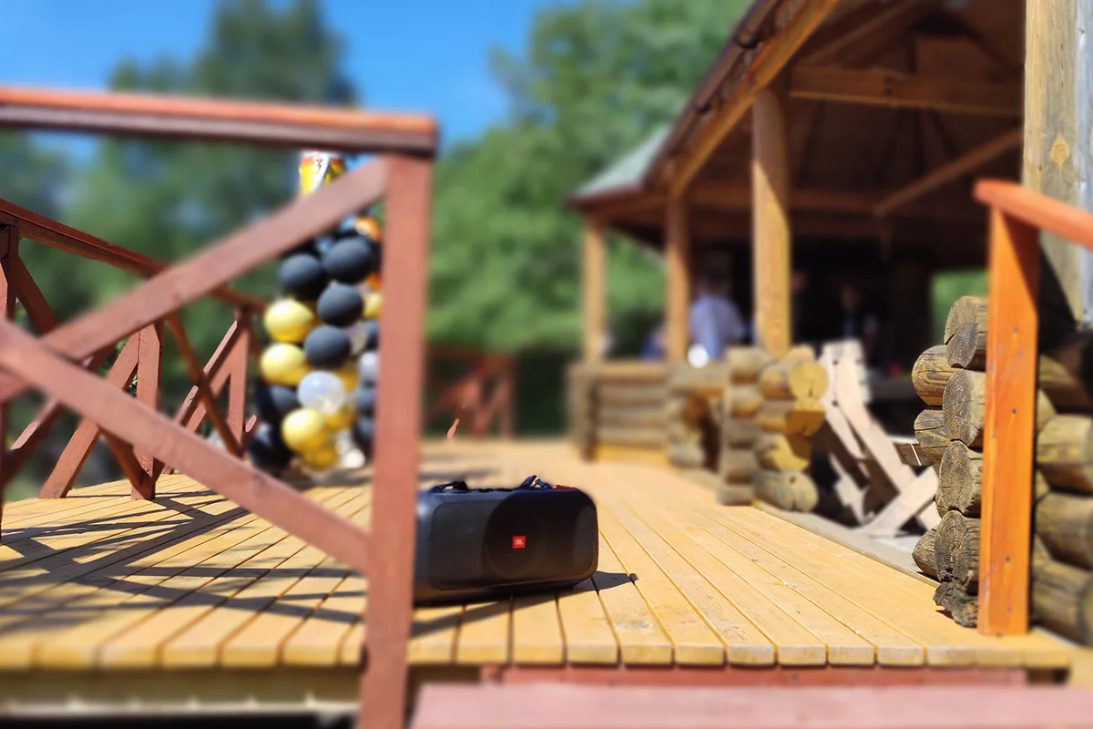 Беседка в лесу, база отдыха 8-й пост