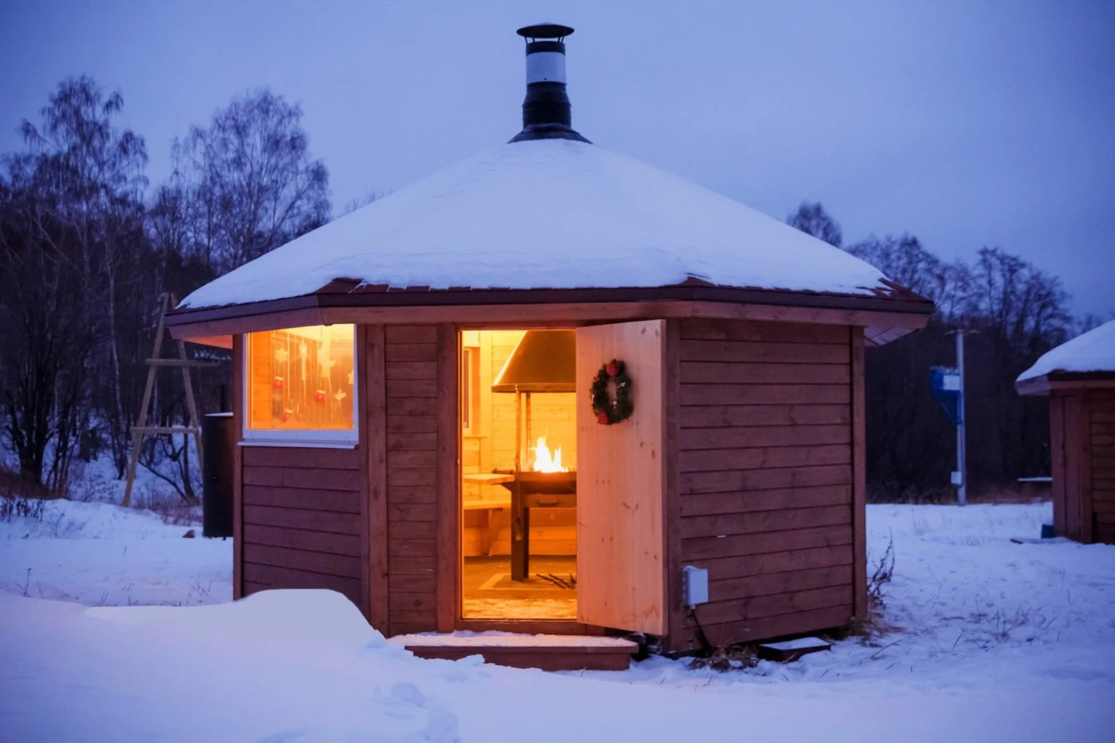 Гриль-домики в конном клубе