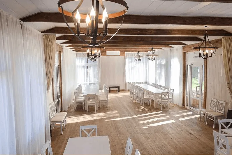 Большая беседка с верандой на 35 (75) человек — Комплекс отдыха «Академия»