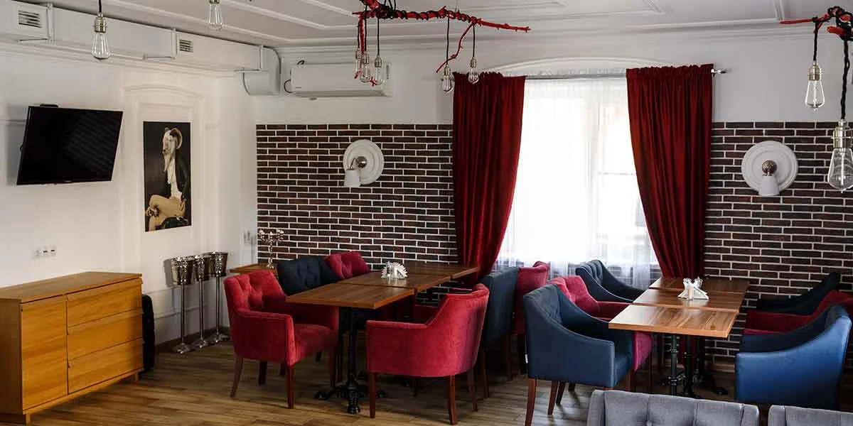 Ресторан в современном стиле LOFT вмещает до 35 человек