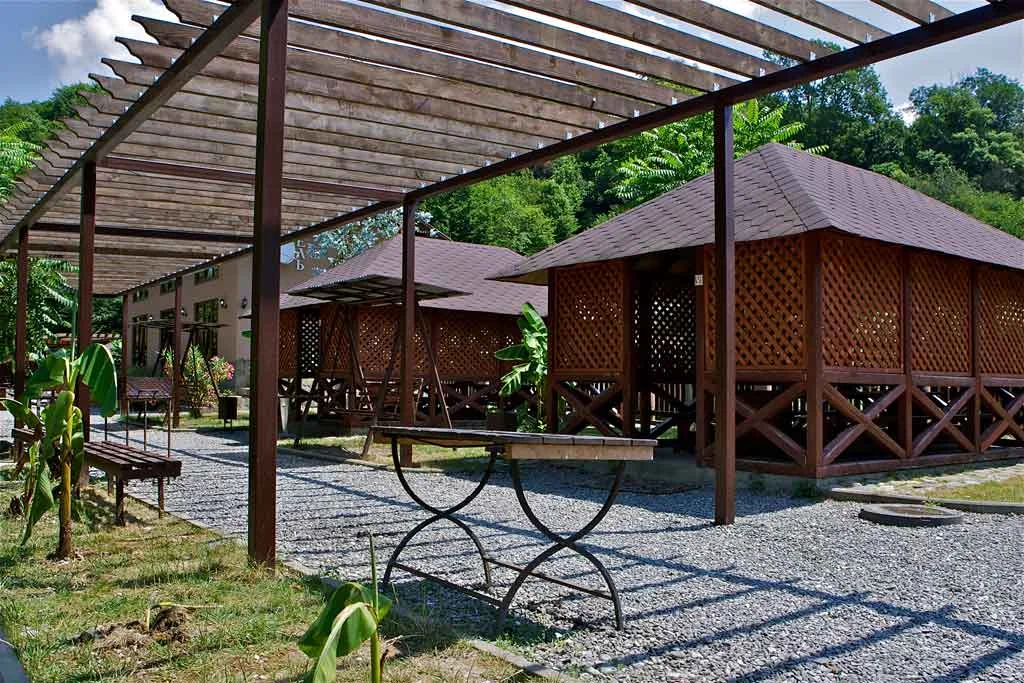 Отдых в беседках на базе отдыха «Благое»