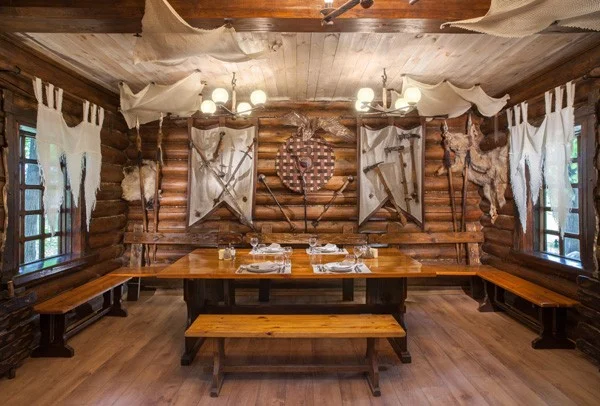 Теплые банкетные беседки ресторана «Рыбацкая деревня» в Москве