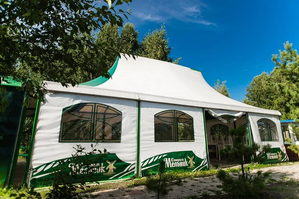 Аренда шатра на 100 человек — база отдыха «Подсолнухи»