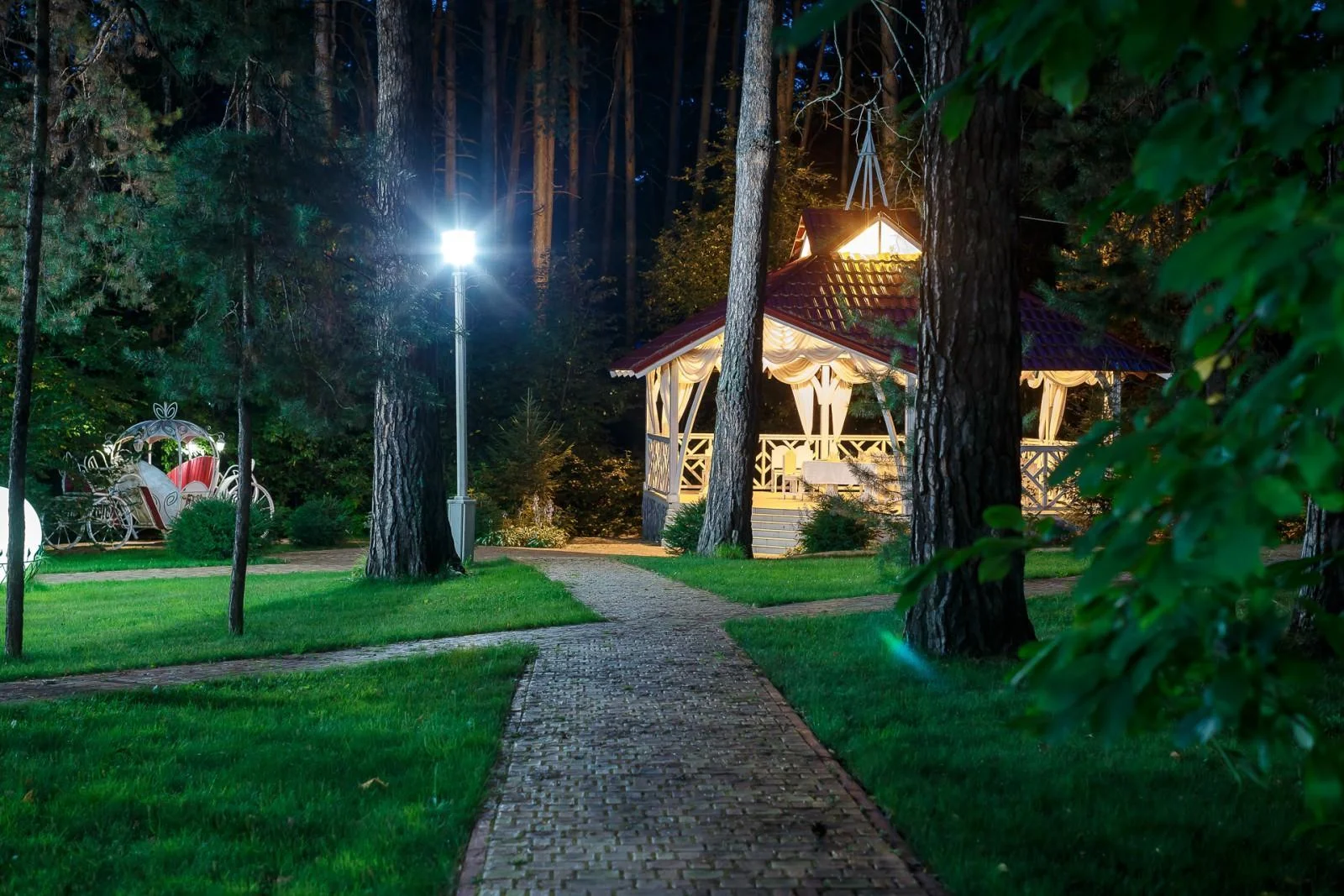 Беседка для выездных регистраций брака — Пансионат Былина (Бердск)