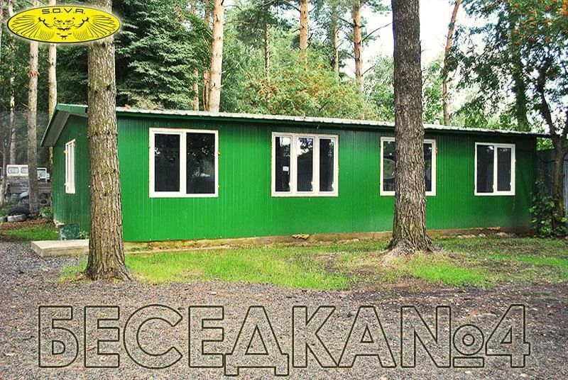 Беседка вместительностью 100-130 человек для крупных мероприятий