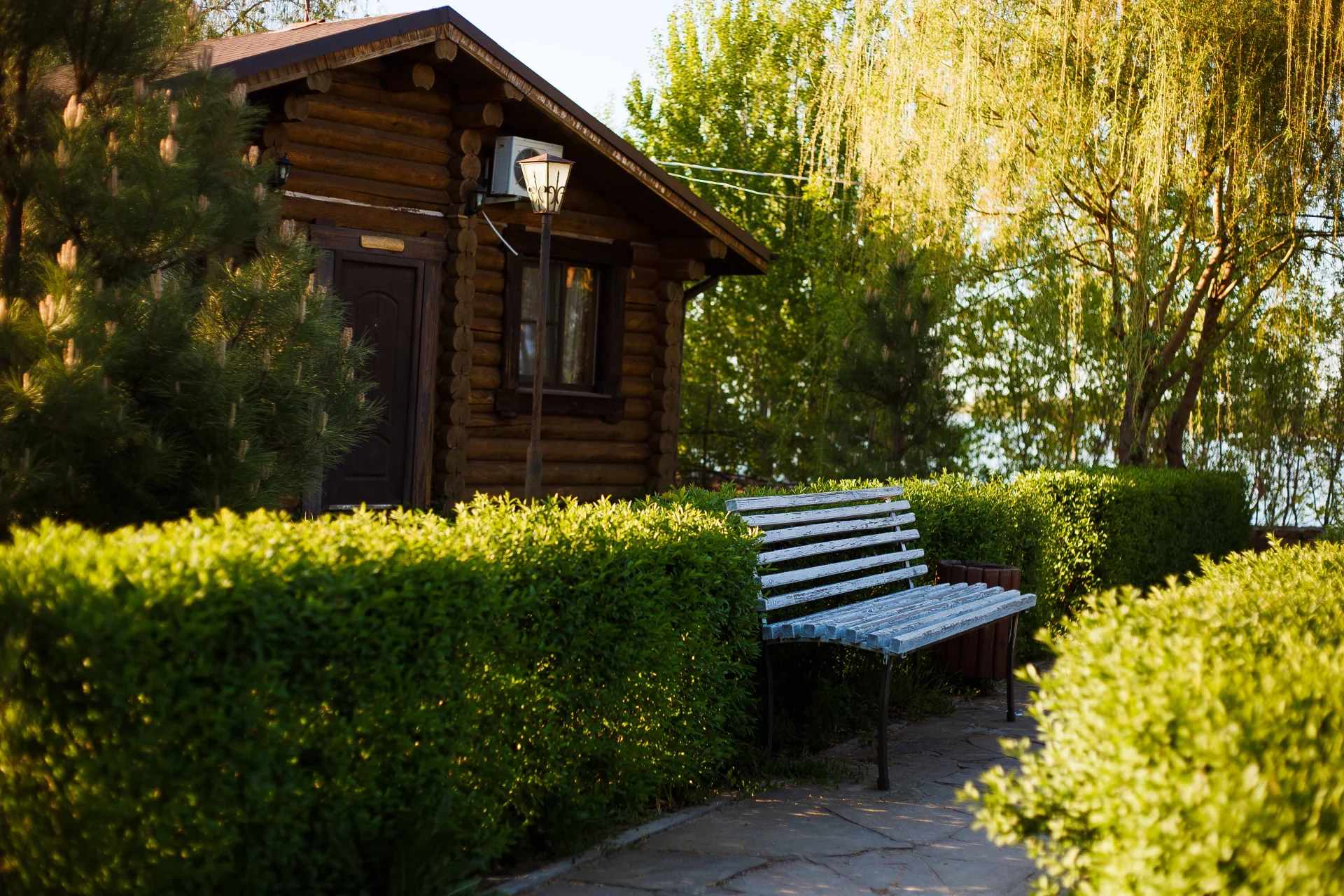 Беседки и баня на базе отдыха “Барвиха”