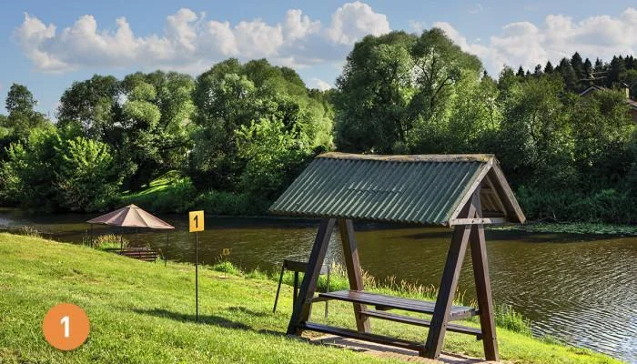 Несколько беседок на территории дома отдыха Valesko Hotel Spa