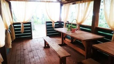 Избушки — летние беседки с мангалами на 18 человек оз.Шарташ