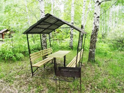 Избушки — открытые беседки для пикника на 6 человек оз.Шарташ