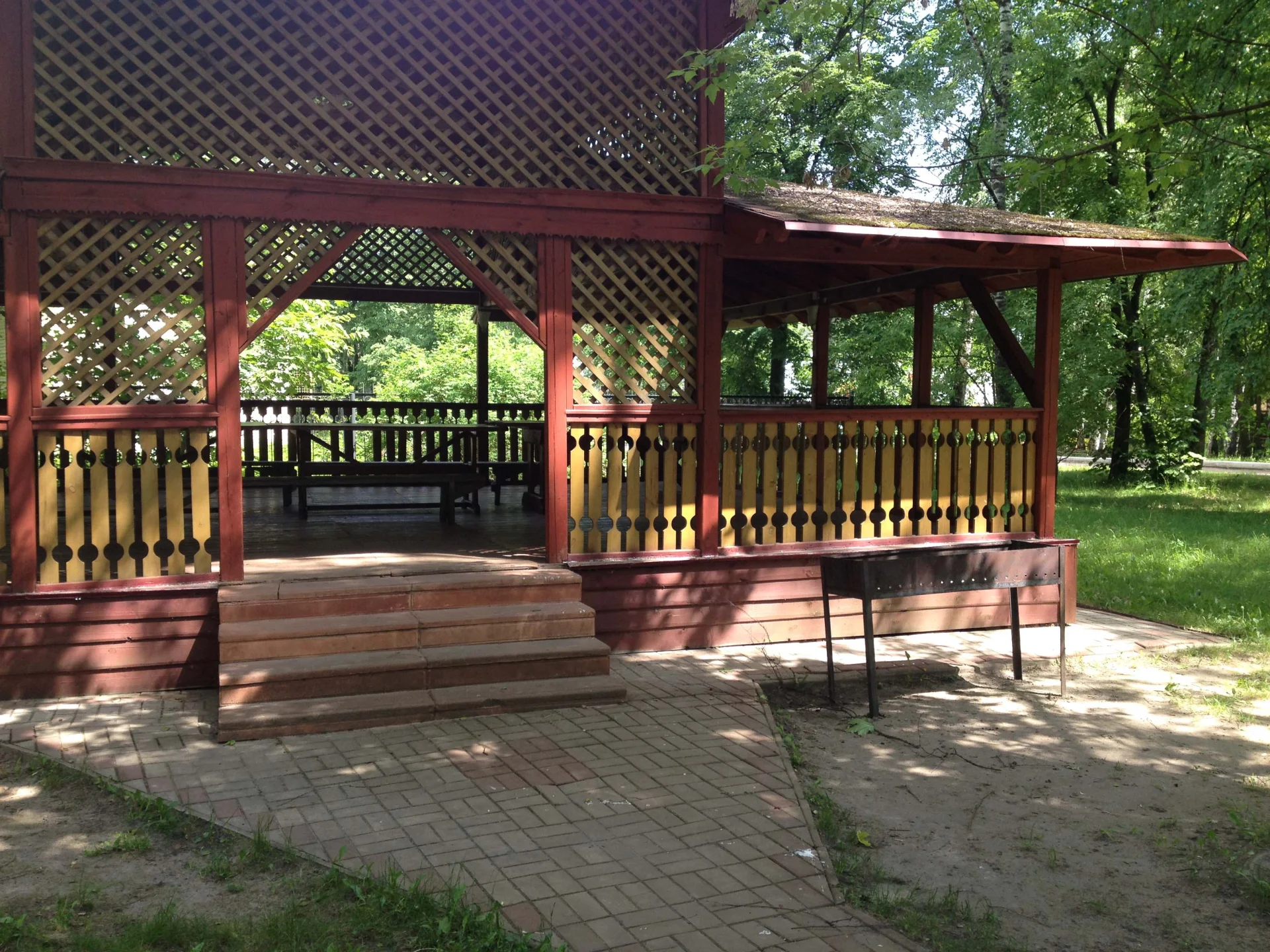 Беседки на территории Курорт-парк Союз