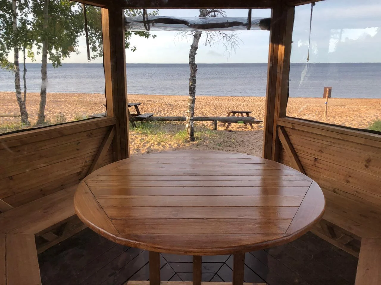 Шестигранная беседка на 8 персон вблизи Ладожского озера, 40 км от СПБ