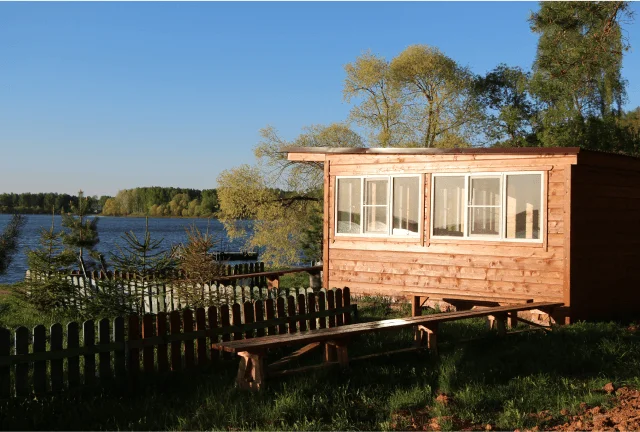 Аренда беседки на берегу Можайского водохранилища
