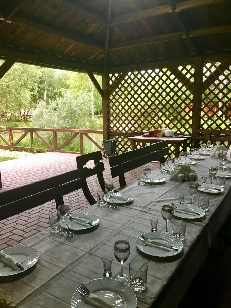 Отдых в беседке «Рыбака» на 40 человек в экопарке «Раздолье»