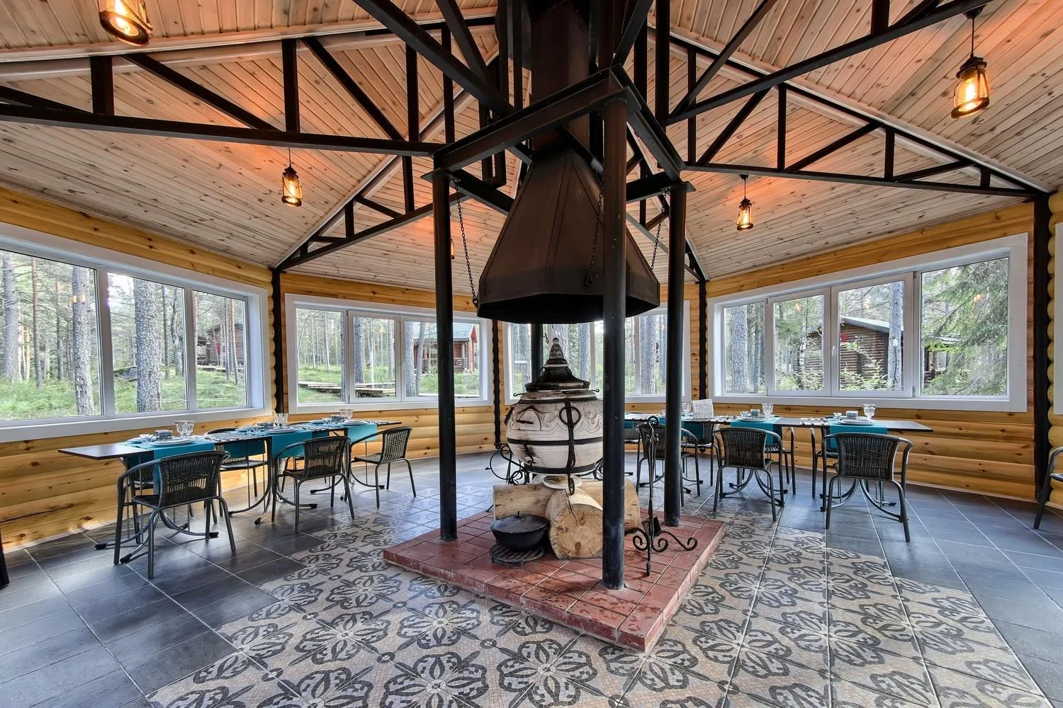 Аренда тандырной на 20 человек на базе отдыха «Ладога Озеро»