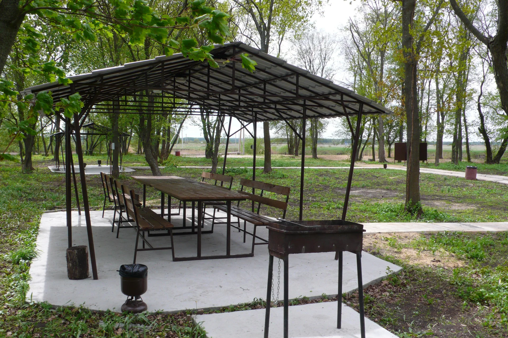 Беседки на базе отдыха “Ласточка” на 16 и 50 человек