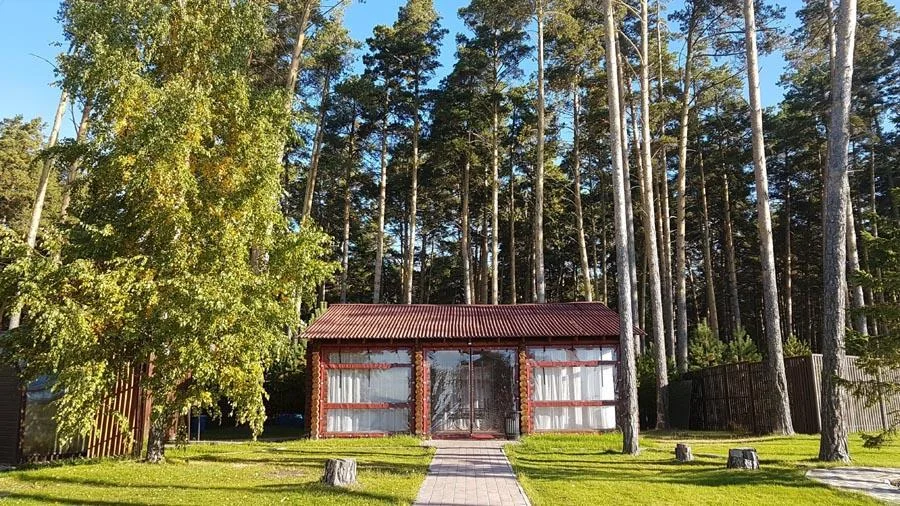 Аренда большой деревянной беседки для отдыха и мероприятий