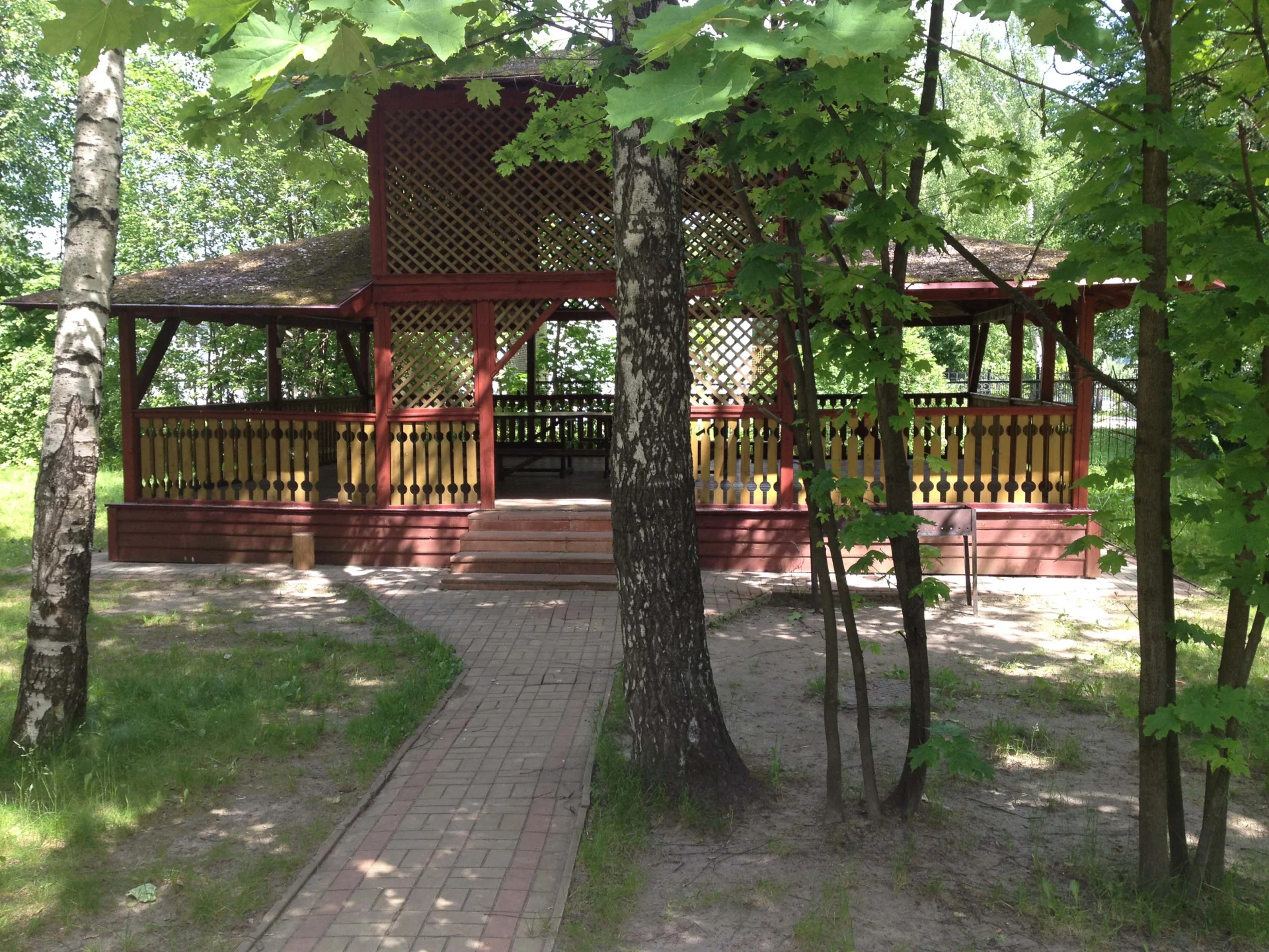 Беседки на территории Курорт-парк Союз