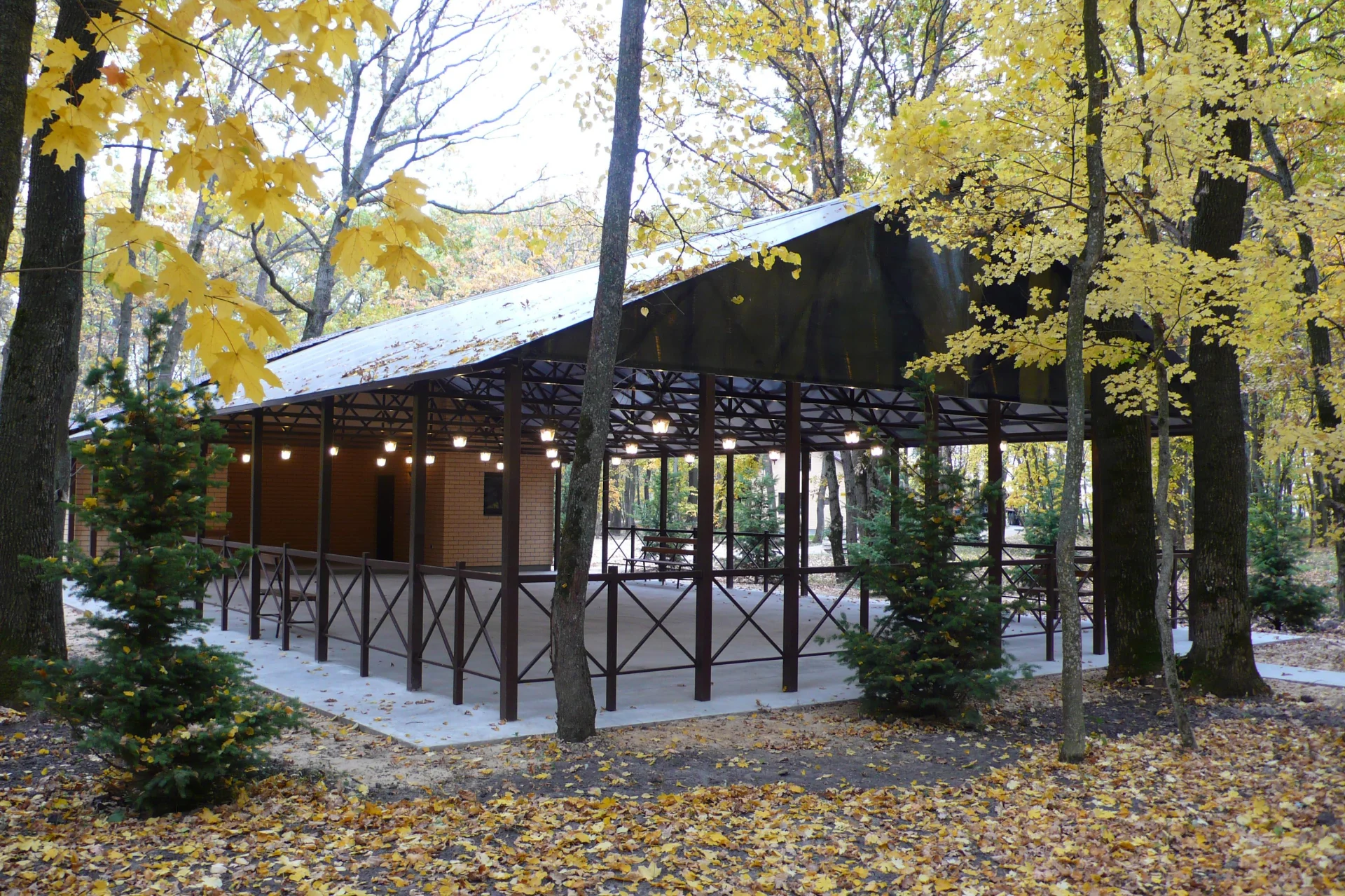 Беседки на базе отдыха “Ласточка” на 16 и 50 человек