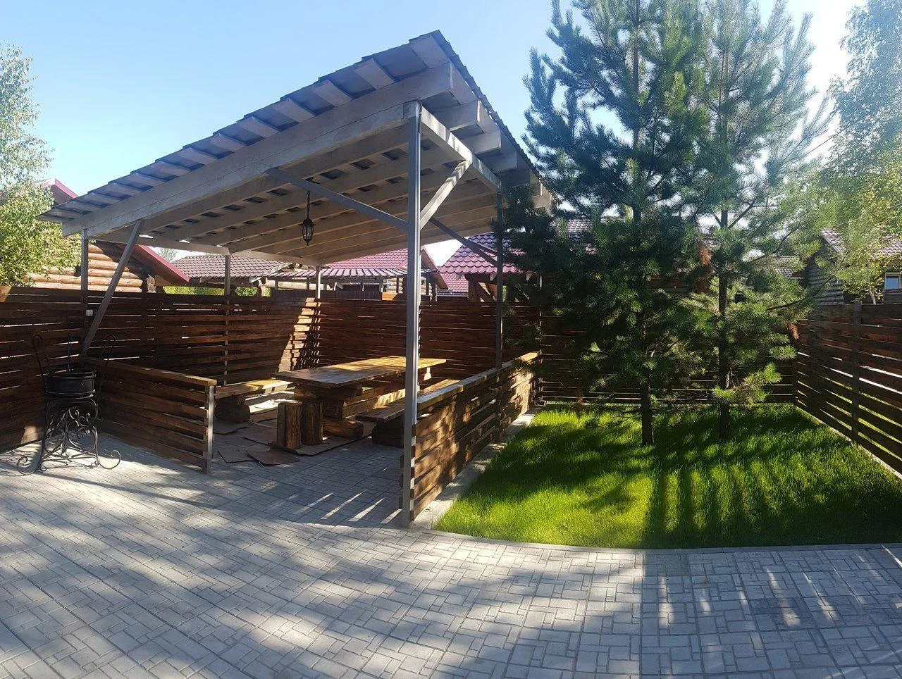 Аренда средних беседок на базе отдыха Заречье