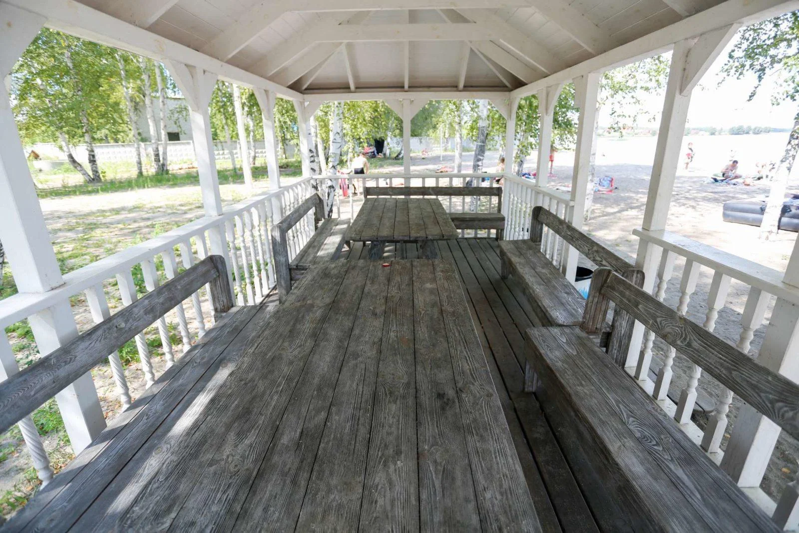 Аренда беседок на берегу озера Калды