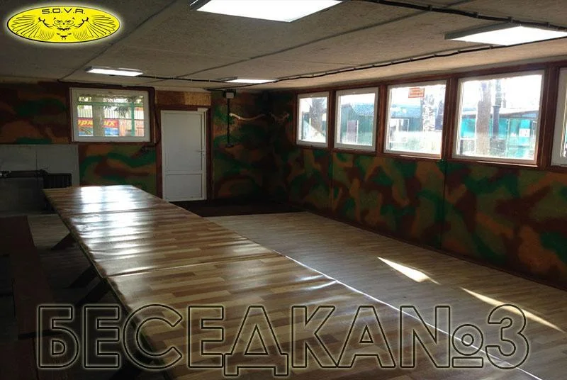 Большая и теплая беседка вместимостью до 50 человек