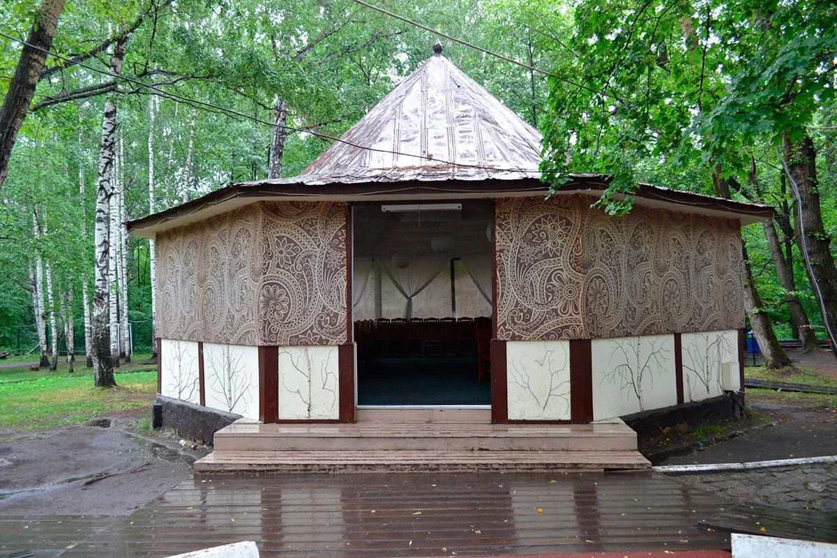 Беседка-шатер «Шахерезада» до 60 человек в Шаршашском лесопарке