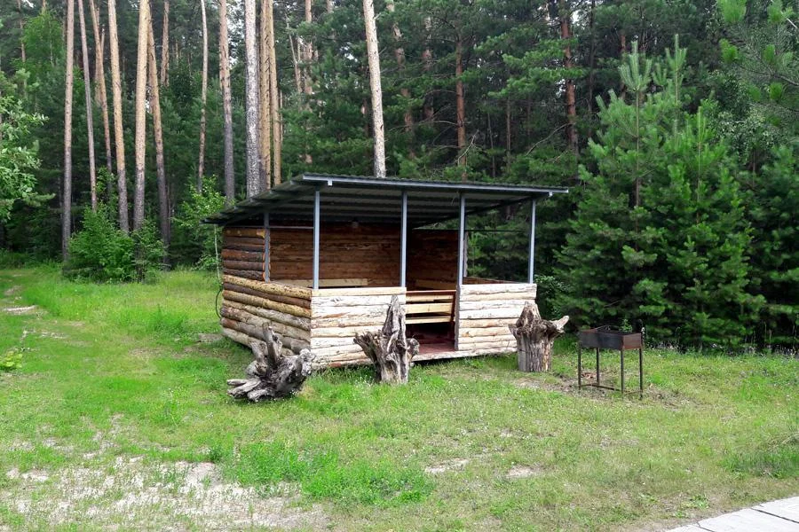 Аренда беседки на 6-8 человек в парке отдыха возле озера