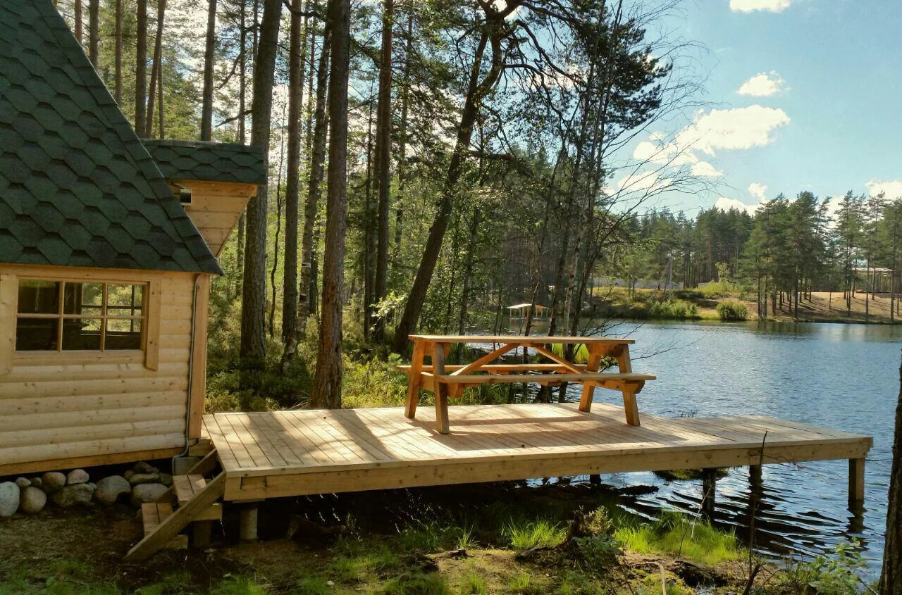 База отдыха «Шишки на Лампушке» сдает в аренду гриль-домик для шашлыка