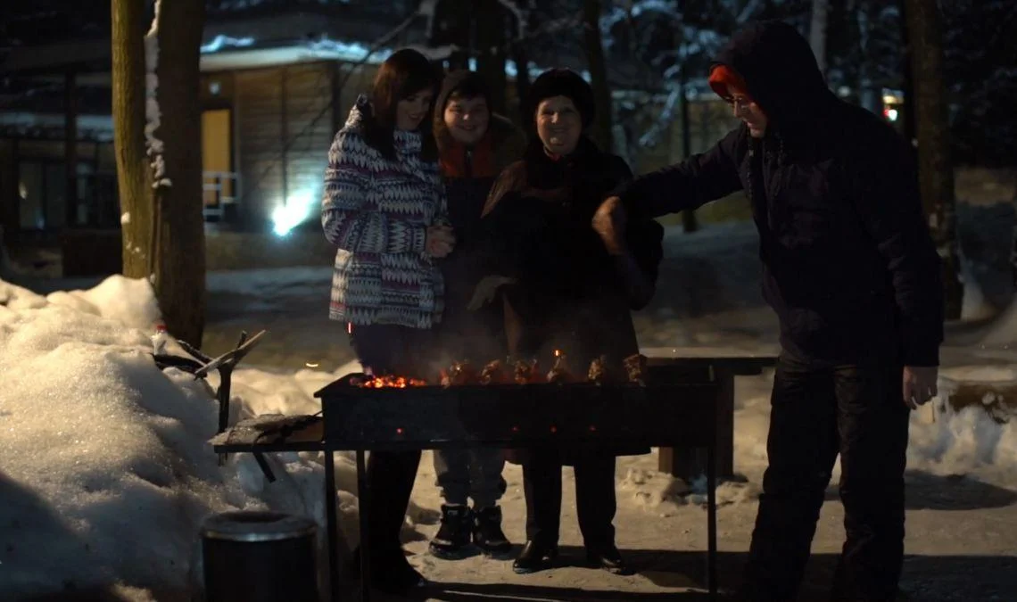 Теплые беседки для отдыха в отеле Фореста Фестиваль Парк