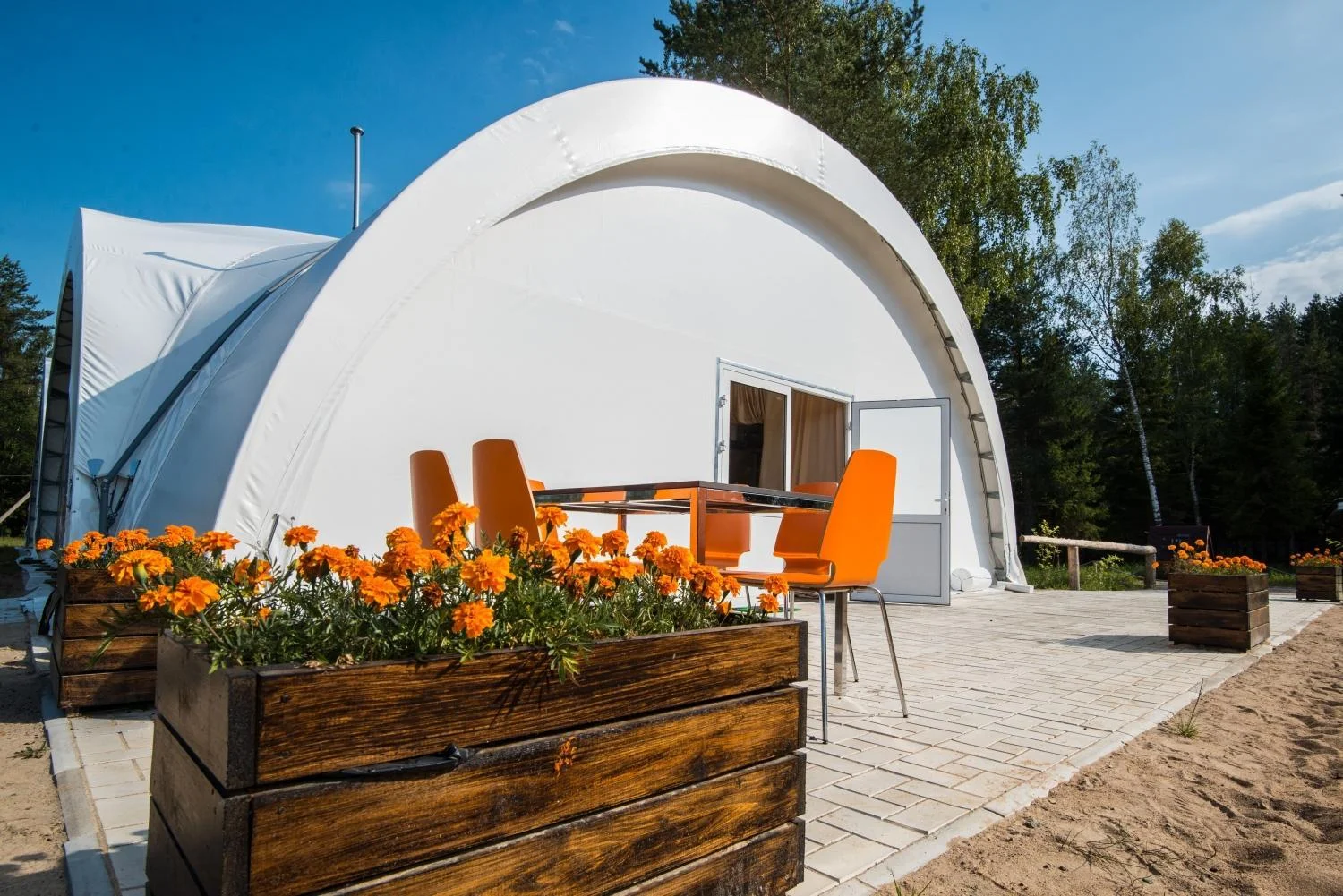 Большой шатер для свадеб и крупных мероприятий на 150 человек