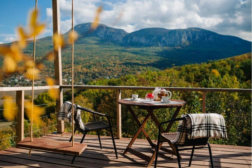 Аренда беседок в горах крыма, в усадьбе «Кутлер»