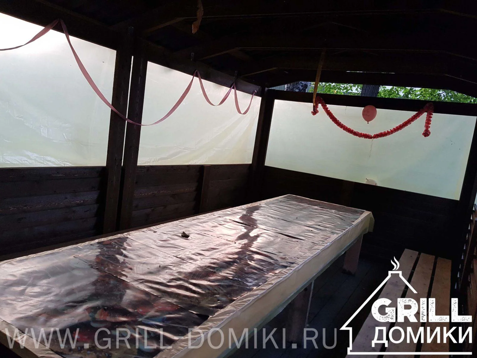 Гриль домики и беседки в Люберцах на территории «Наташинского парка»