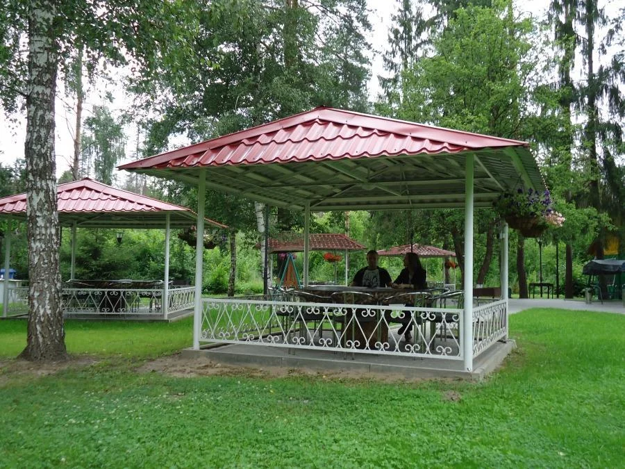 Беседки для шашлыка в оздоровительном комплексе “Десна”