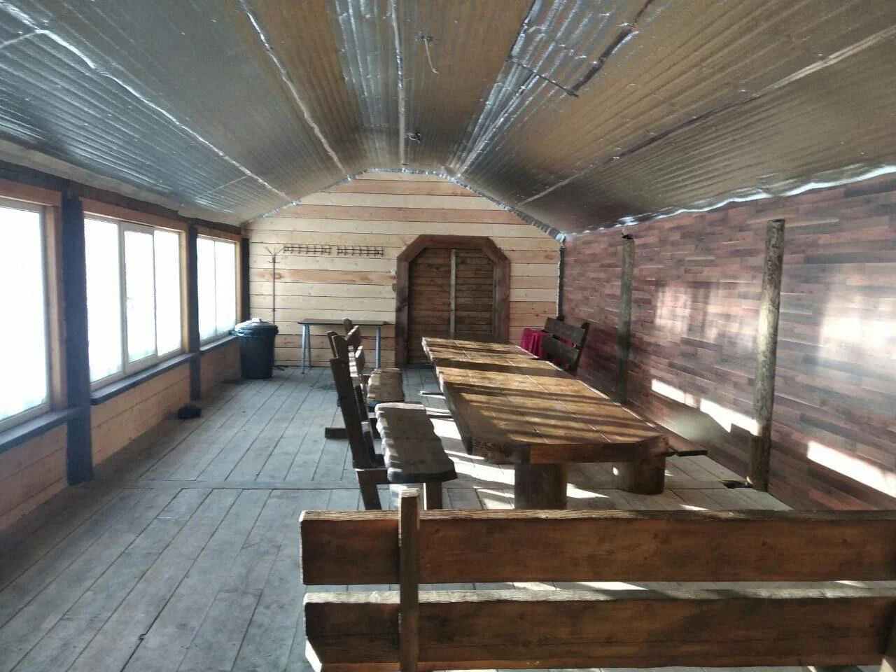 Теплая беседка в Новосибирске на 50 человек для отдыха и шашлыка