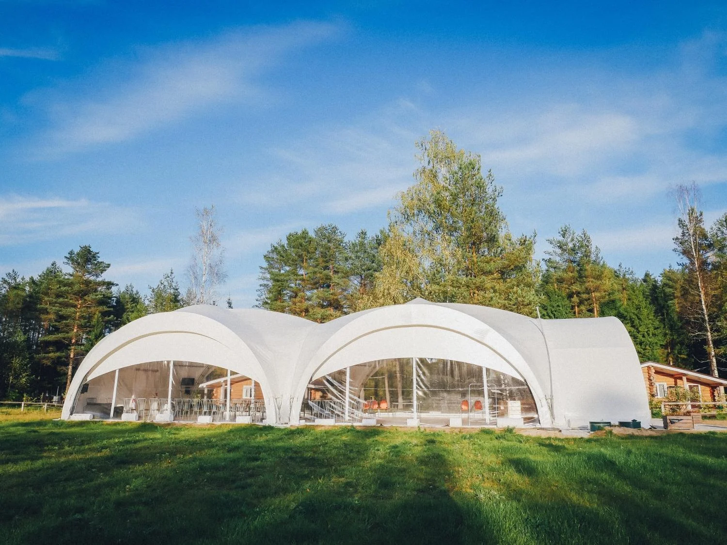 Большой шатер для свадеб и крупных мероприятий на 150 человек