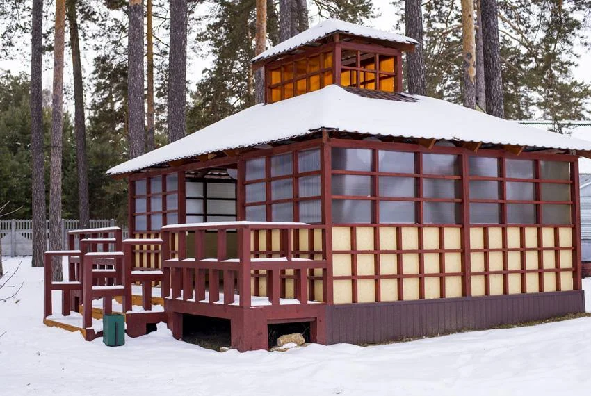 Беседки от 10 до 25 человек на берегу — база отдыха Старая Пристань