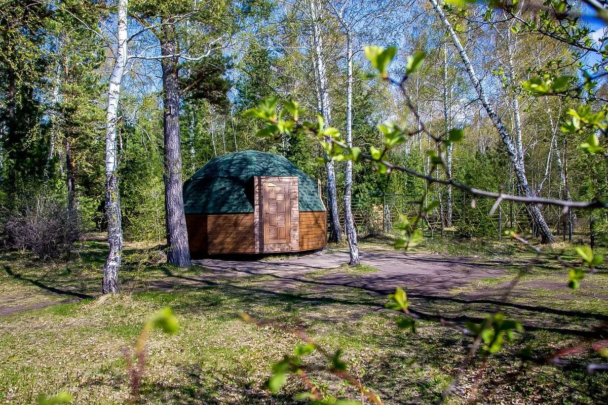 Купольная беседка, домик для шашлыка в Бердске — Парк отдыха «На Камнях»