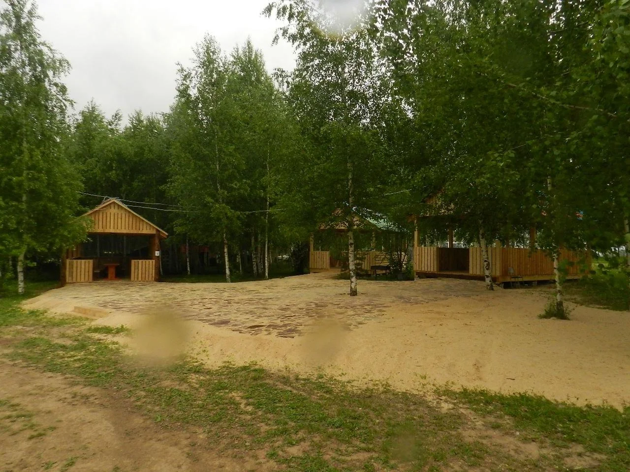 Летние беседки в аренду на территории деревни Новинки