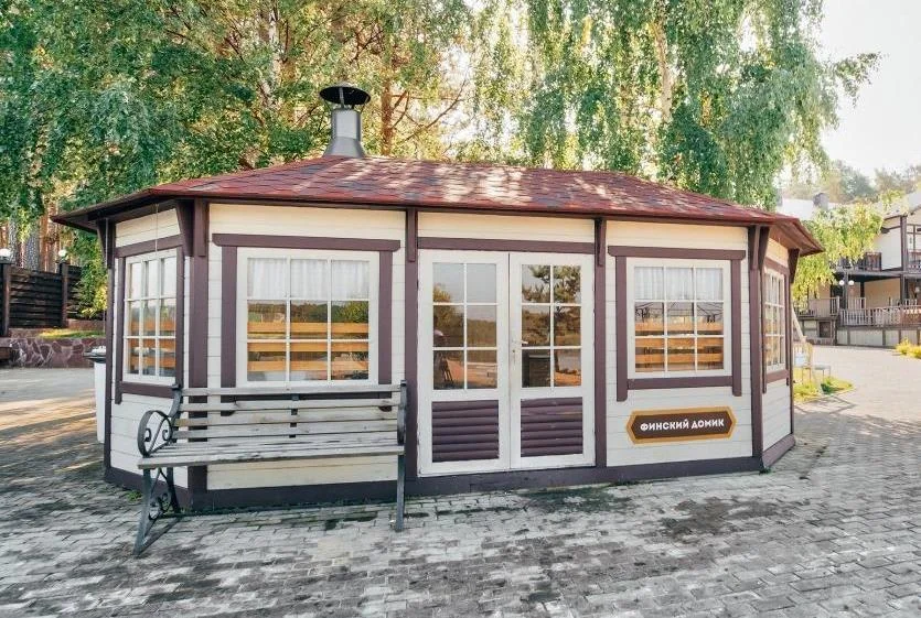 Финский домик-барбекю на 10 человек для семейного отдыха в Екатеринбурге