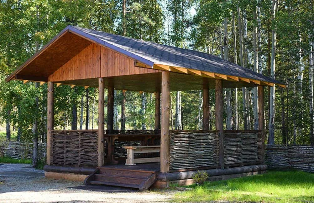 Беседки с мангалом отапливаемые и открытые