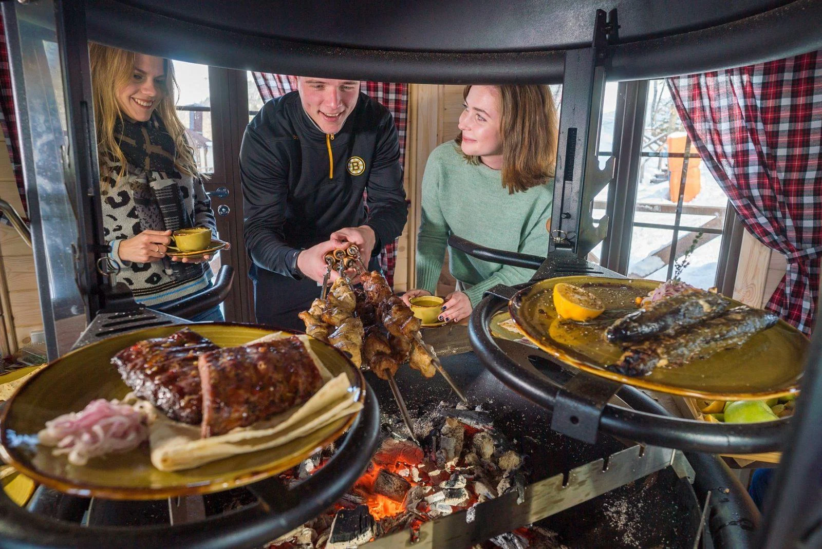 Аренда гриль домиков на территории Хаски парка