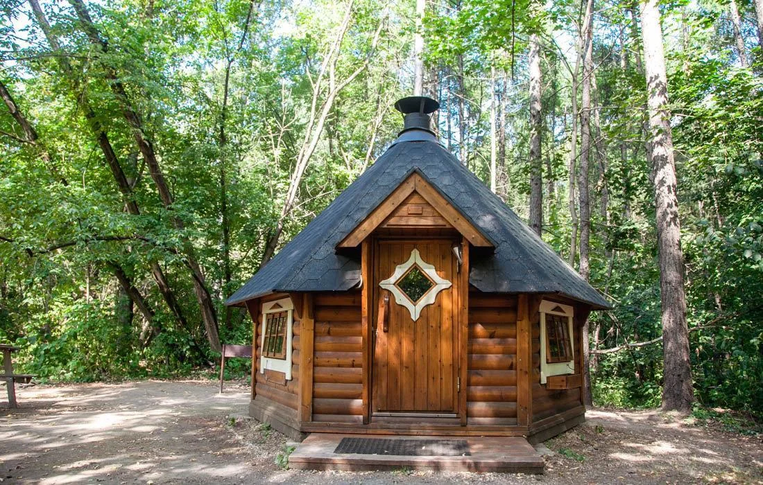 Кемпинговая зона на Путяевских прудах парка Сокольники