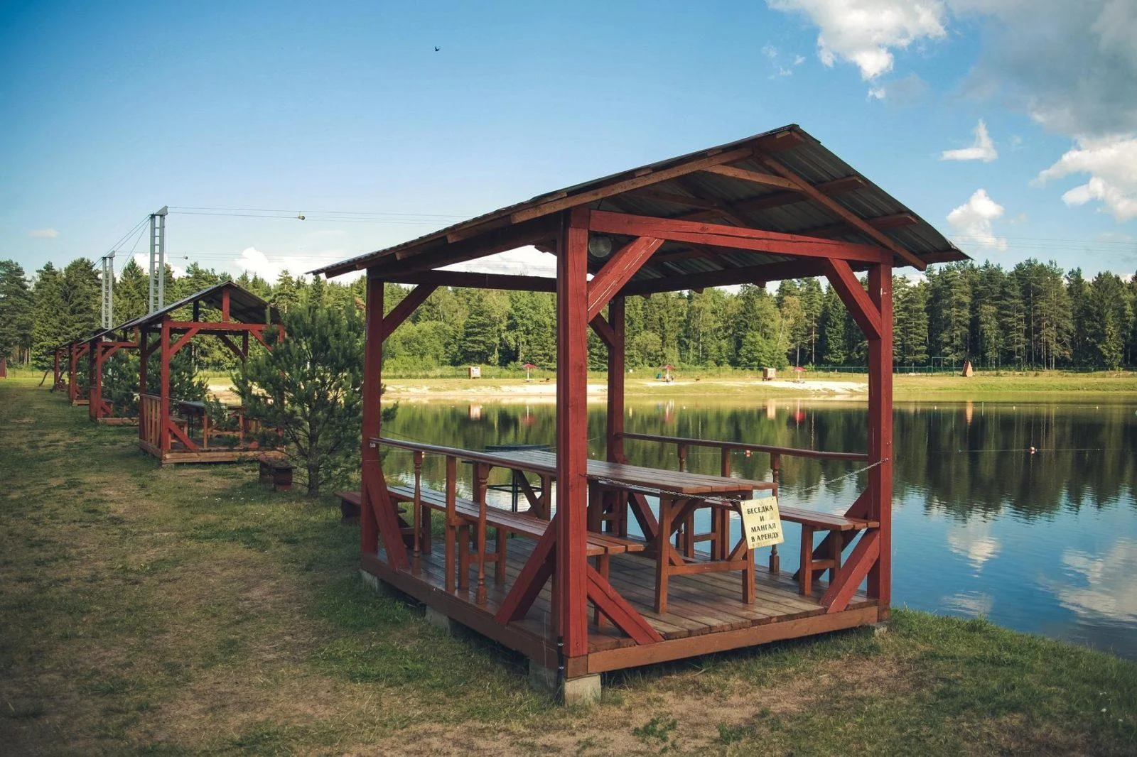 База отдыха «Петрушинскиий хутор» сдает в аренду беседки вместимостью до 10 человек
