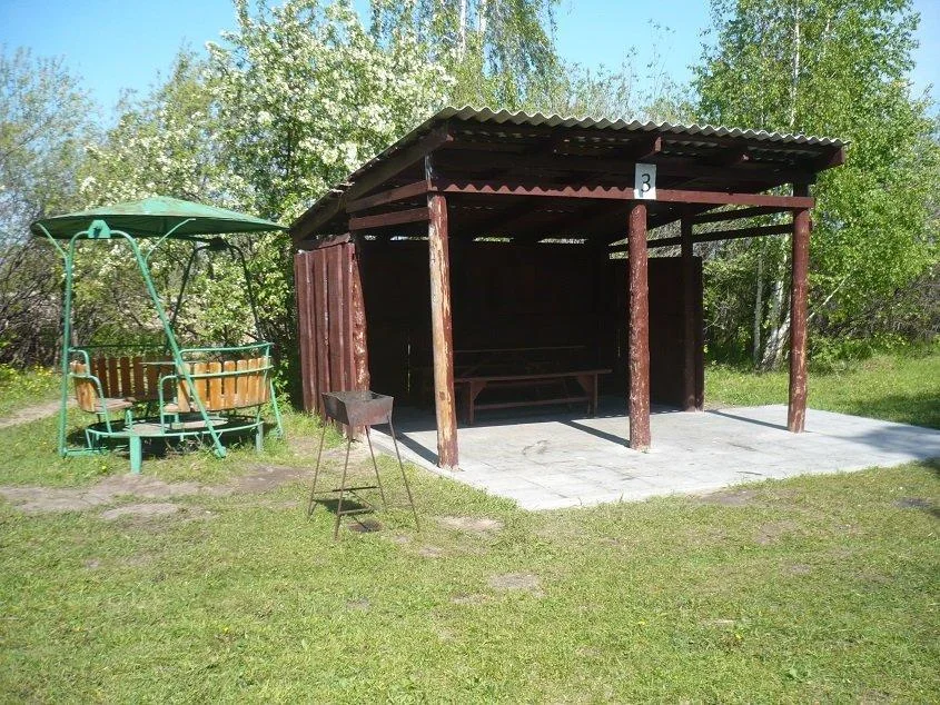 Беседки и финский домик от 10 до 15 человек на базе отдыха Зеленый Остров в Бердске