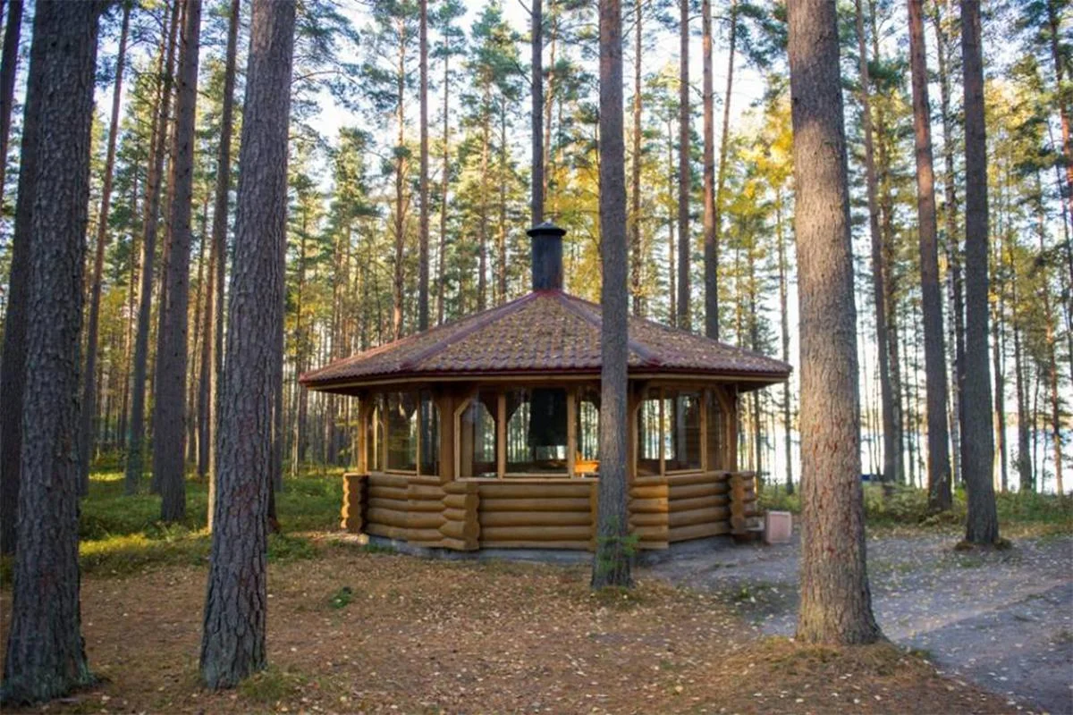 Теплая беседка (мангальный домик), база отдыха «Добрый Лось»